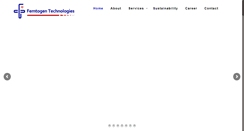 Desktop Screenshot of femtogen.com
